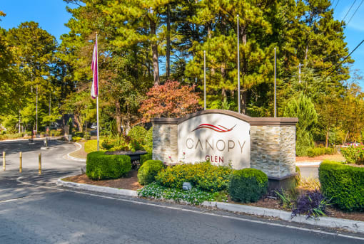 Property Entrance at Canopy Glen, Norcross