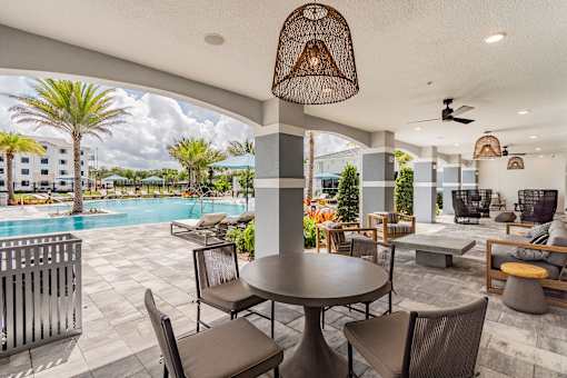 Outdoor Kitchen Tables at Edge75, Florida