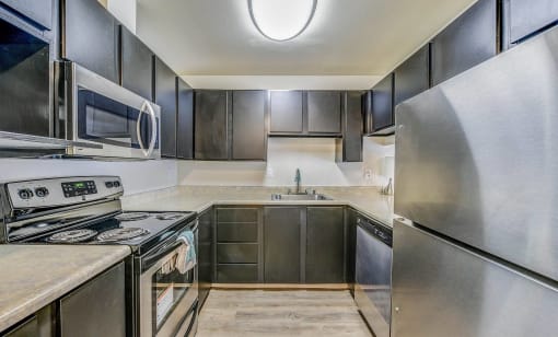 Stainless Steel Kitchen Appliances at Glen at North Creek, Washington, 98208