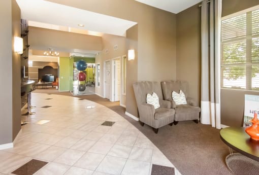 Lobby Area at Heritage at Hidden Creek, Colorado Springs, CO
