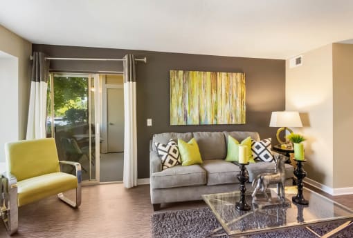 Modern Living Room at Heritage at Hidden Creek, Colorado Springs, CO
