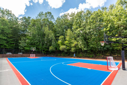 Basketball Court at Heritage at the River, New Hampshire