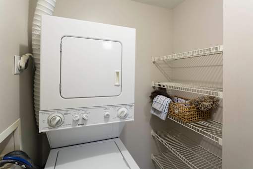 Stacked Washer/Dryer at Heritage at Waters Landing, Maryland