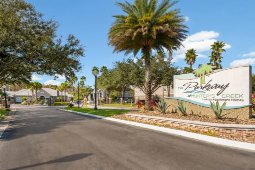 Property Entrance at The Parkway at Hunters Creek, Orlando, 32837