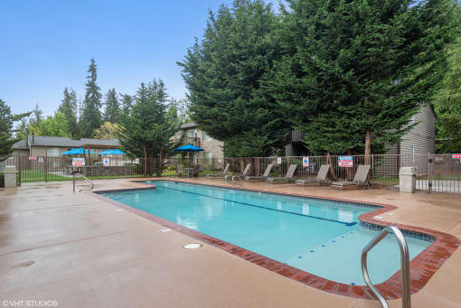 Swimming Pool at North Creek Apartments, Everett, Washington
