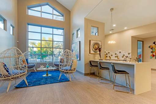 Clubhouse Kitchen at Sweetwater At Metro North Apartments, Phoenix, AZ 85029