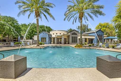 Private Swimming Pool at Sweetwater At Metro North Apartments, Arizona 85029