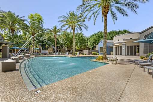 Pristine swimming pool at Sweetwater At Metro North Apartments, Arizona