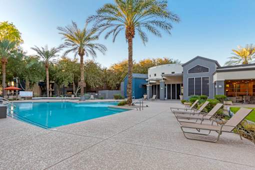 Outdoor Swimming Pool at Sweetwater At Metro North Apartments, Phoenix, AZ 85029
