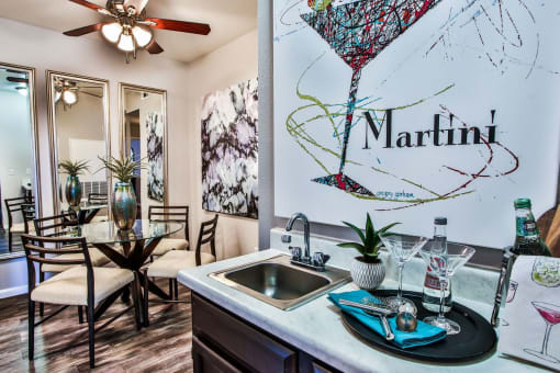 Kitchen Decor at Villa Serena, Henderson, 89014