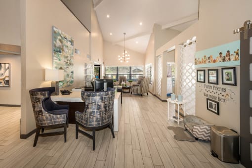 Clubhouse Interior at Water's Edge, Sunrise, Florida