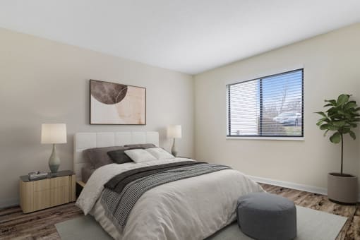Comfortable Bedroom at Glen at Bogey Hills, St. Charles, 63303