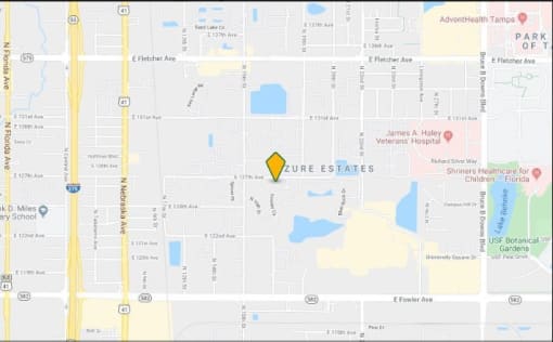 Area Map  at Oak Chase I, Tampa, 33612