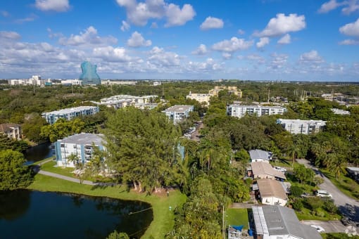 aerial view of the resort  at Club at Emerald Waters, Hollywood, 33021