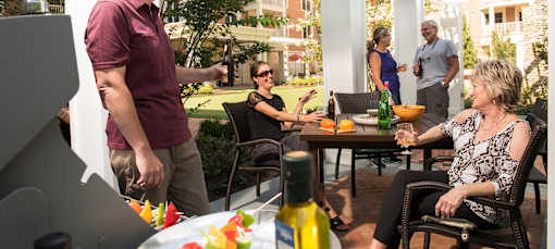 Courtyard Grilling
