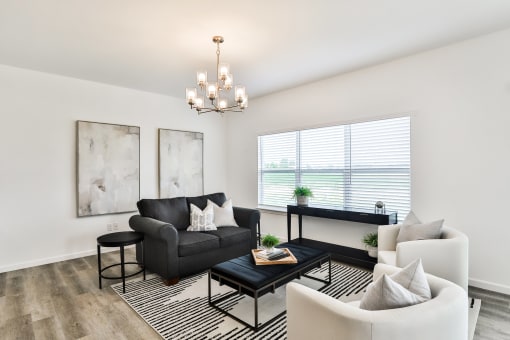 Living room at The Willows, MO, 63367
