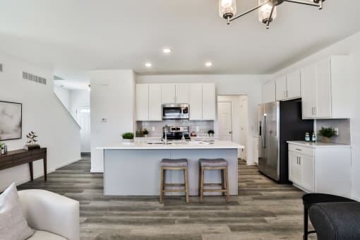 Kitchen area at The Willows, O'Fallon, 63367