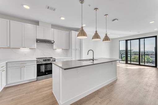 Kitchen with pendant lights at Plaza at Pinnacle Hills, Arkansas, 72758