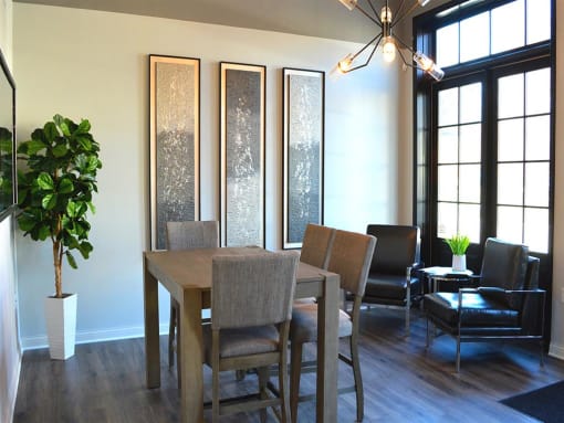 Dining Area at Promenade at New Town, Missouri