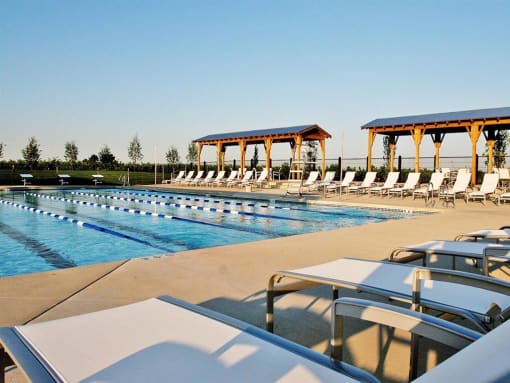 Pool With Sundecks at Promenade at New Town, Saint Charles, MO