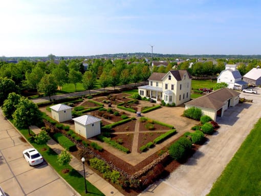 Aerial View Of Community at Promenade at New Town, Saint Charles, 63301