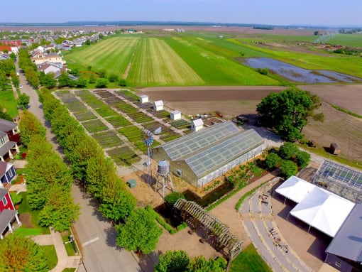 Aerial View at Promenade at New Town, Saint Charles, MO