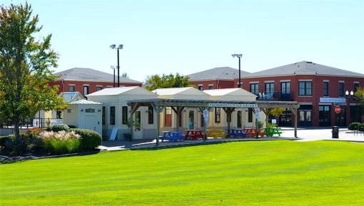 Lush Green Outdoor at Promenade at New Town, Missouri, 63301