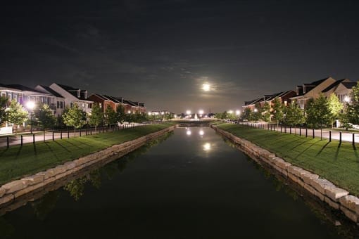 Night View at Promenade at New Town, Missouri, 63301