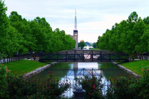 Pond View at Promenade at New Town, Missouri