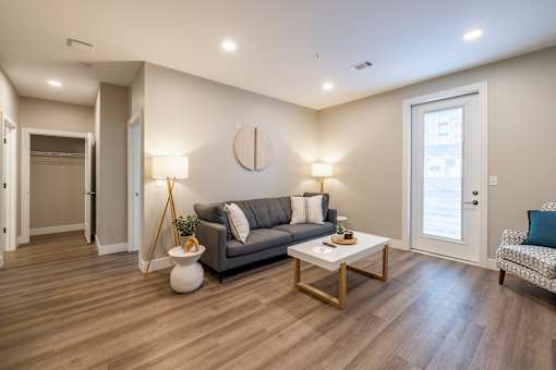 Modern Living Room at Preserve at Sycamore Creek, Osage Beach, Missouri