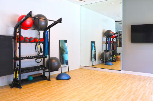Modern Fitness Center at Wildhorse Apartments, Chesterfield, Missouri