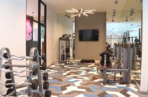 State Of The Art Fitness Center at Wildhorse Apartments, Missouri