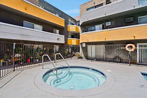 A hot tub for residents to enjoy.