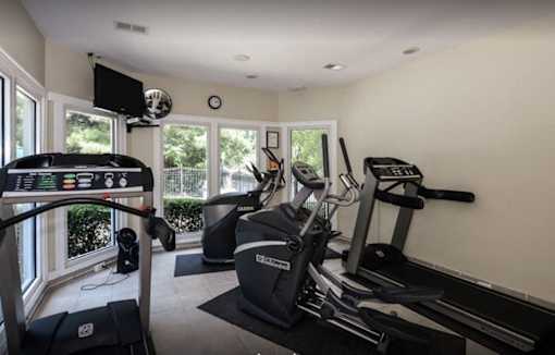 Fitness Center area at Lenox Village Apartments, Atlanta, GA