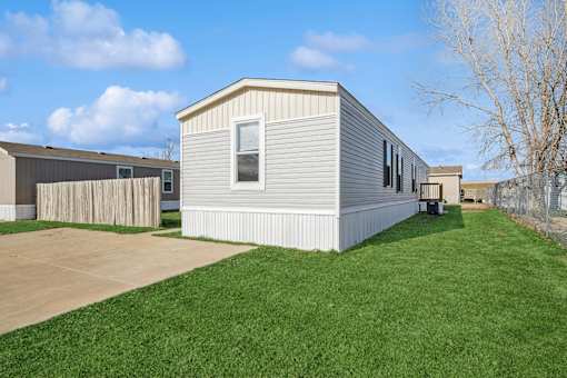 Model home exterior at Cedar Ridge Manufactured Home Community  in Wichita, Kansas