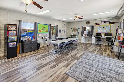 Community center at Verde Plaza Manufactured Home Community in Tucson, Arizona
