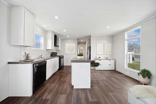 Model kitchen at Cedar Ridge Manufactured Home Community  in Wichita, Kansas