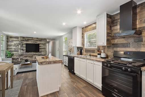 Model kitchen at Southfork MHC in Belton, MO