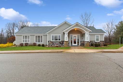 Property office at Cedarfield Manufactured Homes Community in Cedar Springs, MI