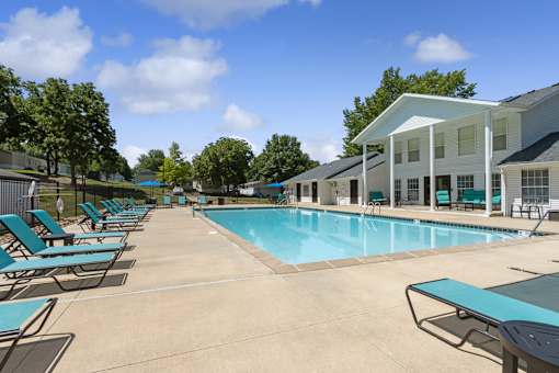 Swimming pool at Southfork MHC in Belton, MO