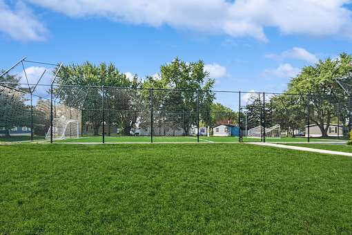 Soccer field at Candlelight Village Manufactured Home Community in Sauk, IL