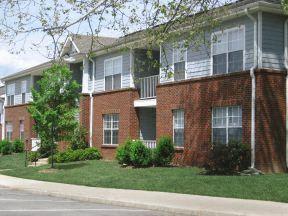 A Brick Apartment Building at Magnolia Court Apartments, Birmingham, AL