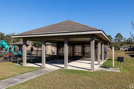 A Pavilion With a Playground at Arbours at Pierce Creek, Mobile, AL, 36608