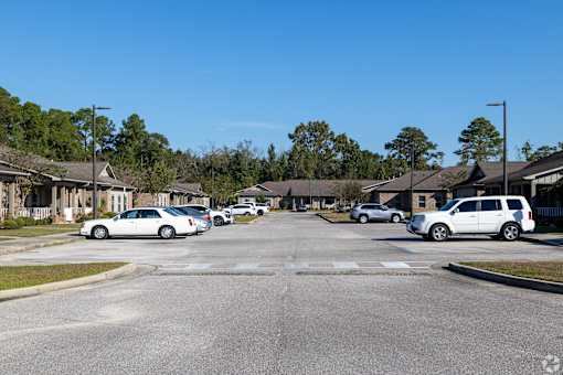 A Street View of a Residential Area at Arbours at Pierce Creek, Alabama, 36608