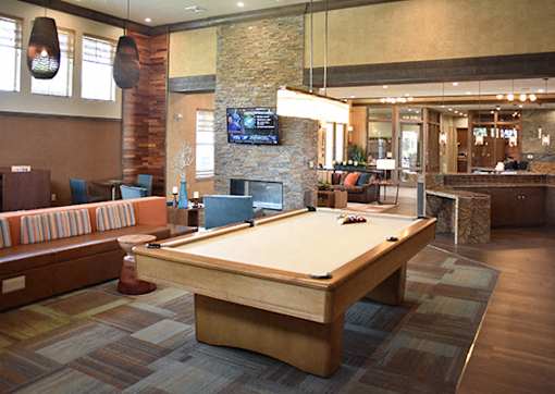 Billiards Table at Arbours at Crown Point, Ocoee, Florida