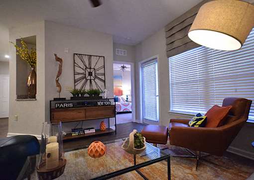 Living Room at Arbours at Crown Point, Ocoee, Florida