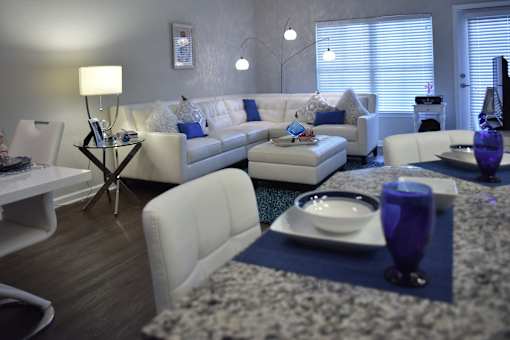 Living Room from Bar at Arbours at Crown Point, Florida, 34761