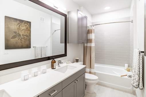 Spacious Bathrooms at Alys Crossing Apartments, Texas