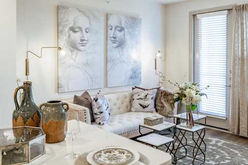 White Couch at Alys Crossing Apartments,Texas 77433