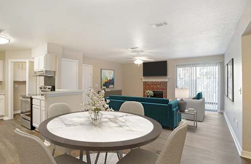 Living Area at Arbors at Natchez Trace Apartments, Ridgeland, 39157